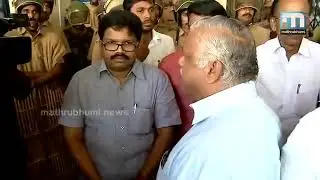 MV Jayarajan Kannur Police Station  #keralapolice #politics #reallife police & politician 