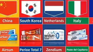 Toothpaste From Different Countries