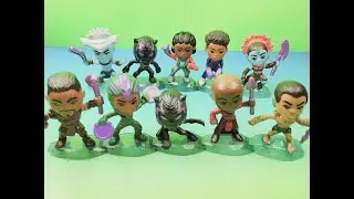 Видеообзор набора из 10 коллекционных предметов McDonald's Happy Meal от Marvel Black Panther 2 W...