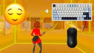 Aula F75 ASMR😴Box Fights🤩Satisfying Fortnite Keyboard Gameplay🏆4K Smooth 360 FPS