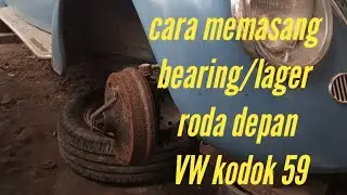 kode BEARING/lager roda depan VW kodok tahun 59 #beetle#bus #bengkelmobil