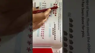 Circle the objects to make groups of tens. Page no. 12