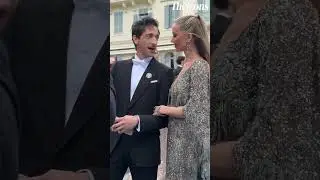 Adrien Brody With His Wife At Event In Italy🌎#adrienbrody