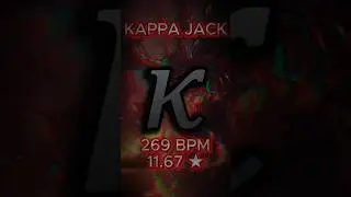 KAPPA JACK OD 9.4 HP 9.1 FIRST EVER PASS NO PAUSE 269 BPM CHORDJACK/QUADWALL #osu #osumania4k