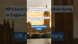 Legalised - abortion and assisted dying.