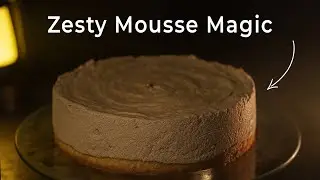 Orange Chocolate Mousse Cake | Light, Silky & Refreshing