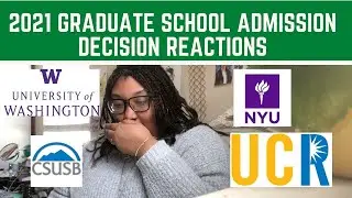 Grad School Admissions Decisions (2021)