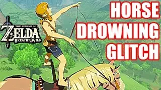 *WEIRD* Horse Drowning GLITCH in Zelda Breath of the Wild - Nintendo Switch/Nintendo Wii U