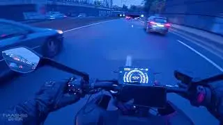 🏍️ DAILY RIDE : Retour du Taf en CF Moto NK800 à Paris 💨 | Motovlog Commute
