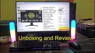 ⚡ MSI MAG 255XF – 300Hz Gaming Monitor Beast! 🎮🔥 | Best Budget Esports Monitor 2025 Unboxing Review
