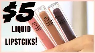 ELF MATTE LIQUID LIPSTICKS REVIEW