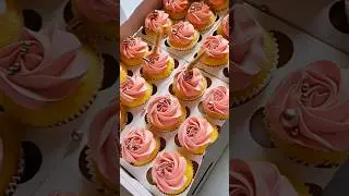 DIY Wedding Cupcakes: Blush and Rose Gold Transformation | Quick & Easy Tutorial #shorts