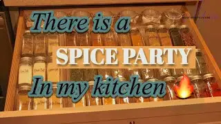 SPICE DRAWER ORGANIZATION | was cleaning out my spice drawer to look aesthetic | organize my life