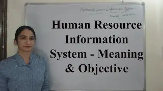 Human Resource Information System(HRIS) - Meaning & Objective
