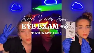 Eye exam #3 Contact Exam + follow the light (Clip from livestream)