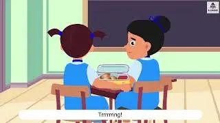 Kavya's Tiffin Gang | Rhymes & Stories | School Education #cartoon