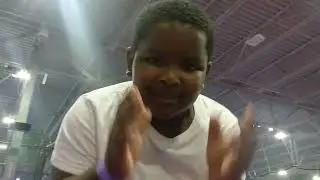 Me and my cousin  carter came to the  trampoline  park