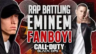 RAP BATTLING EMINEM FANBOY ON CALL OF DUTY !!