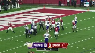 The Badgers RECOVER the Fumble vs. Washington | Wisconsin Football