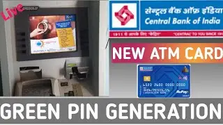 central bank green pin generation|नया pin कैसे बनाए