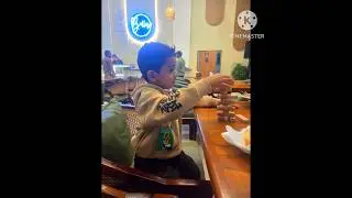 #cafetime☕️🍝#hannu enjoyedplaying #jengagame 😎🥳#funlearningactivities #motorskillsforkids🤩💫