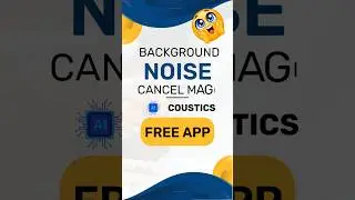 Best Free Noise Cancelling App 🔇 | 2025#NoiseCancelling #FreeApp #YouTubeShorts #NoiseRemove#Tech