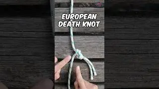 How to Tie the European Death Knot (Flat Overhand Bend) #knots