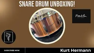 Unboxing My Franklin Drum Company Snare Drum | Kurt Hermann