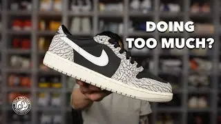 Was I Wrong About the Air Jordan 1 Low OG 'Black Cement Elephant Print'? Review and On Feet!