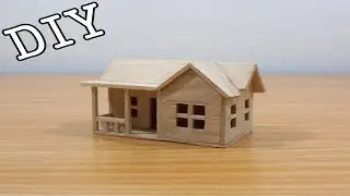 DIY Miniature House #21 (Popsicle Sticks)