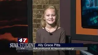 Star Student, Ally Grace Pitts  11/29/2018