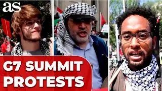 Calgary ERUPTS with PROTESTS ahead of G7 SUMMIT arrival