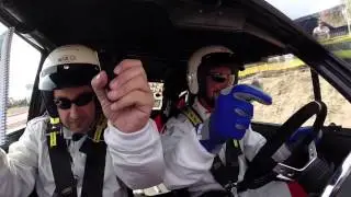 Con el Panda de Sainz en el Rallye España-Catalunya