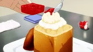 anime baking scene 🥖🍞🥯🥞