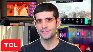 Minha TV gigante de 85 polegadas da TCL - Review TCL C8k