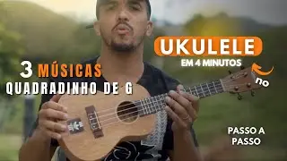 Toque 3 músicas usando quadradinhos no Ukulele