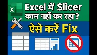 🔧 Slicer is not working in Excel? Fix it like this | Slicer Use in Table & Pivot Table #adca #excel