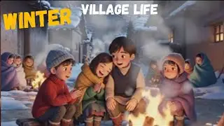 Winter Village Life /Urdu 3D Anime Family Story/Ali or Sardiyon Ka Gaon