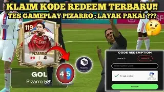 NEW REDEEM CODE + PIZARRO GAMEPLAY TEST || IS IT WORTH IT??? 🤔🔥 - FC MOBILE . #fcmobile #trending