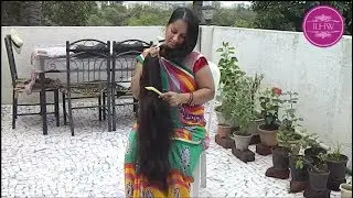 How to Brush & Detangle Long Hair| DIY Tight Hair Braid Hairstyle | Quick Easy Braided Bun Hairstyle