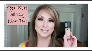 $7.99 CYO foundation all day wear test.  How good is it?