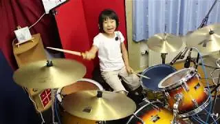 第16回誌上ドラム・コンテスト（一般コース：相馬よよか）/ 7year old drummer ”Yoyoka