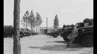 112th Infantry Regiment Vehicles at Camp Livingston in WWII (Alexandria, Louisiana)
