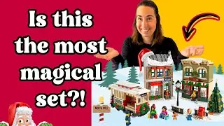 Is this the most magical set?! Building a LEGO Holiday Main Street