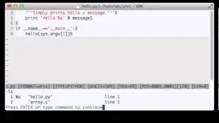 Screencast: Vim buffers
