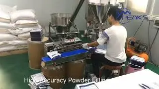 High Accuracy Seasoning Powder Pouch Filling Sealing Machine #powderfillingmachine