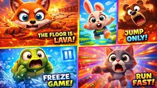 EVERY ANIMAL SEES A DIFFERENT GAME 😱 (TOTAL CHAOS)