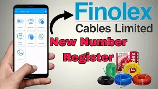 Finolex Cable Ltd Apna Number Register Kaise Kare || How to Number Register Finolex App