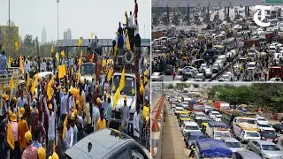 Protest by Sanyukt Ahir Regiment Morcha brings Gurugram-Delhi expressway to a standstill