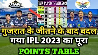 IPL 2023 POINTS TABLE RESULTS | IPL 2023 GT vs LSG MATCH